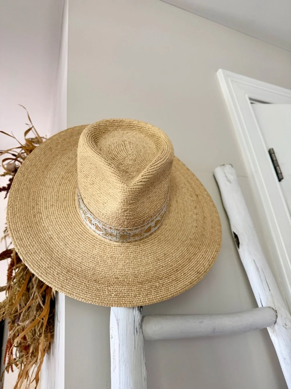 Lack of Color Indio Special Straw Fedora Hat Size Small 55cm - Picture 5 of 7